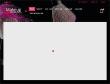 Tablet Screenshot of makeup-stores.com